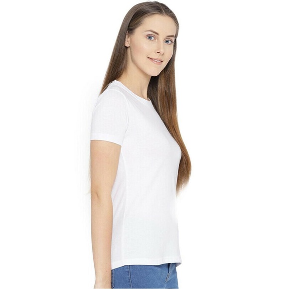 River Island Essential Muscle Fit Crew neck 100% Cotton T-shirt - (2 PK) - Picture 2 of 7